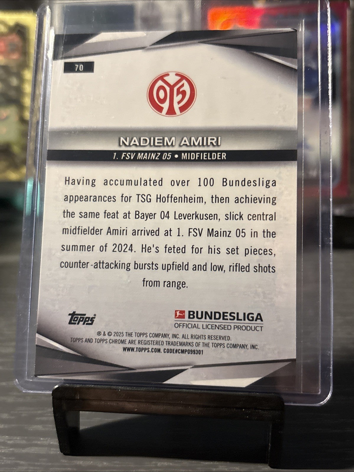 2024-25 Topps Chrome Bundesliga - Nadiem Amiri /125