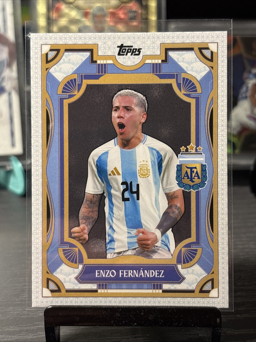 Enzo Fernandez Argentina Argentine Tango 2024-25 Topps Team Set #31