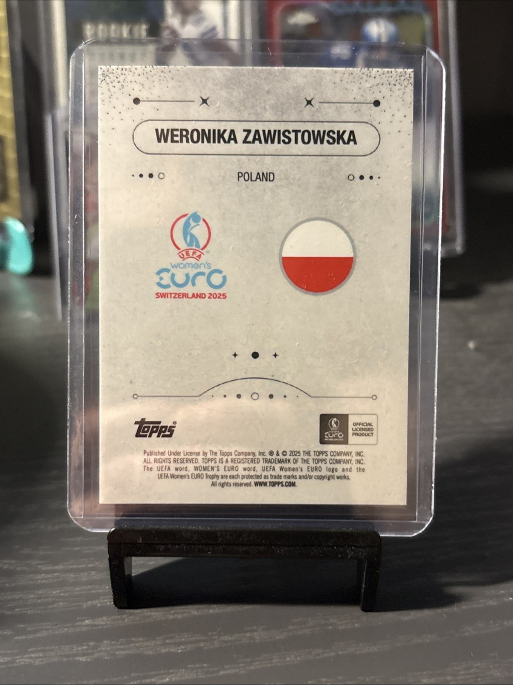 Topps - Merlin UEFA Women’s Euros 2025 | Weronika Zawistowska, Poland 48/50