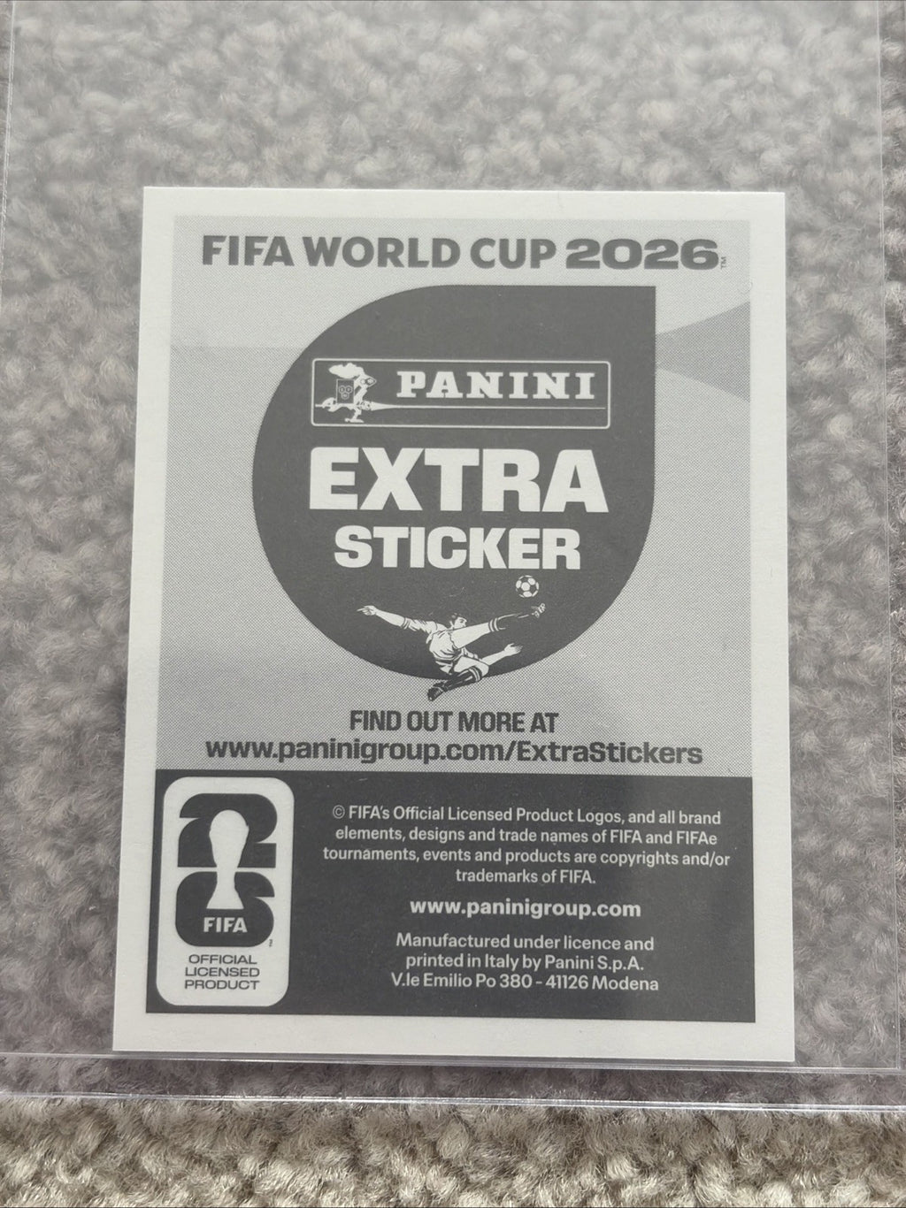 Panini FIFA World Cup 2026 collection ERLING HAALAND Extra Sticker Silver