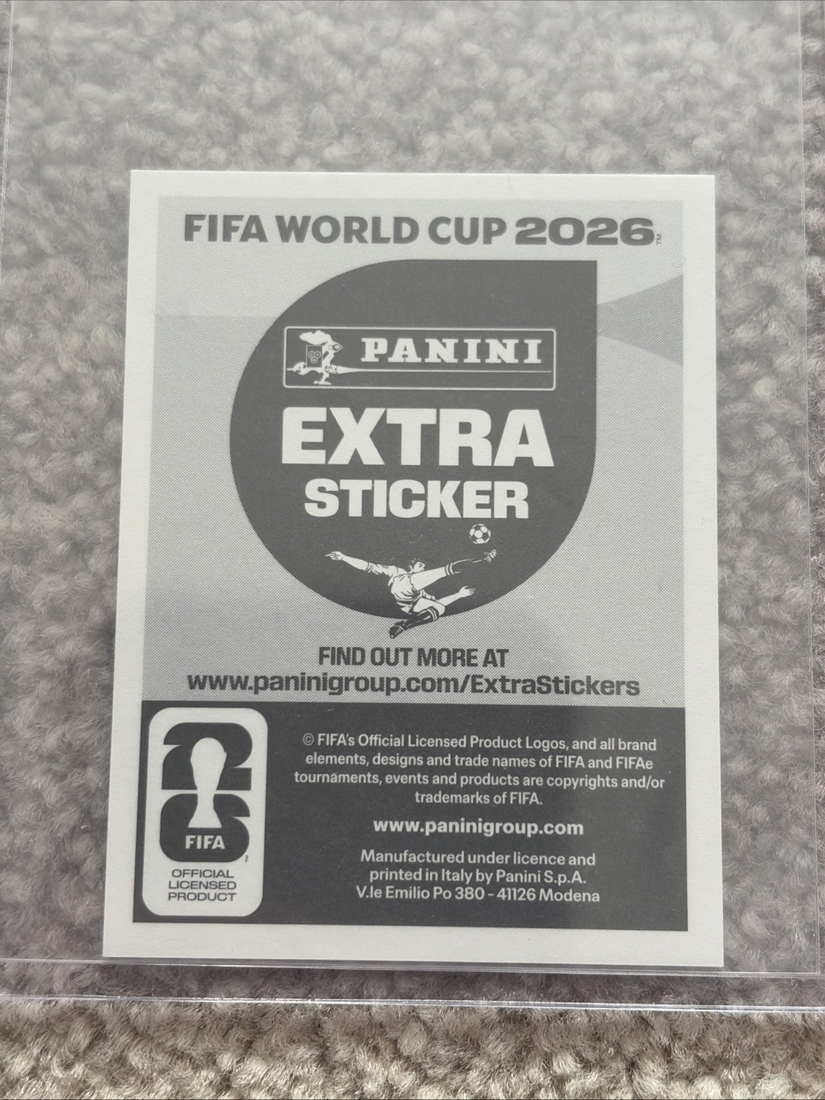 Panini FIFA World Cup 2026 collection ERLING HAALAND Extra Sticker Silver