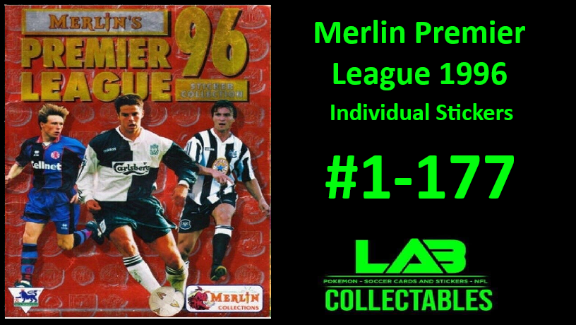 Merlin Premier League 1996 Individual Stickers #1-177