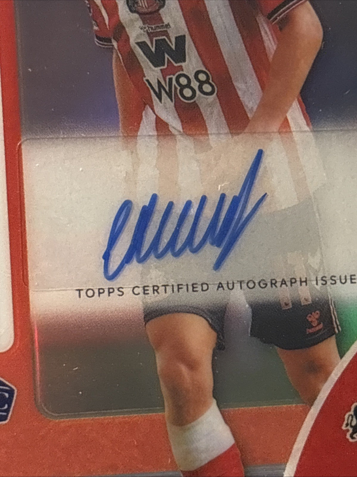 Chris Rigg Auto Rookie Topps Chrome Premier League 2026 Sunderland