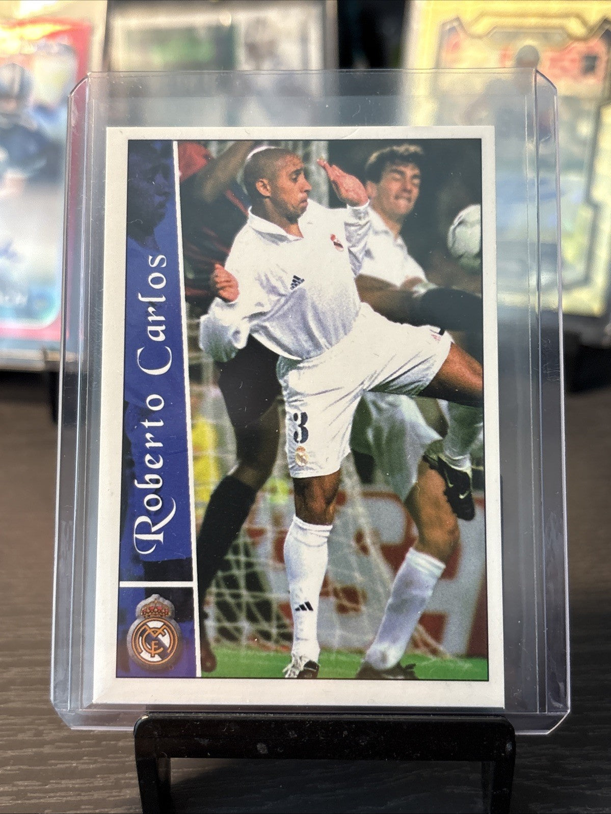 ROBERTO CARLOS #64 REAL MADRID 2002-03 CROMO MC MUNDICROMO LA LIGA 02/03