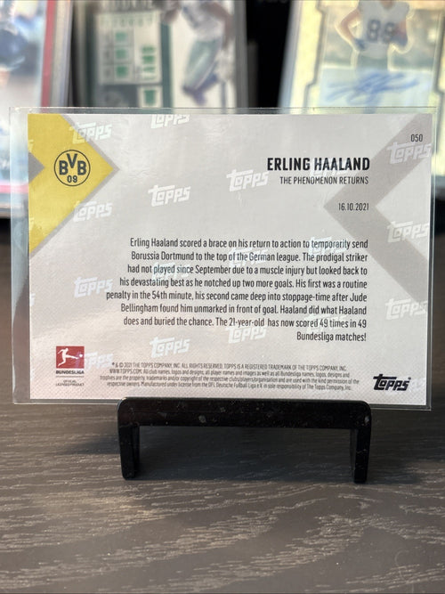 2021/22 Topps Now Bundesliga - Erling Haaland #50 The Phenomenon Returns
