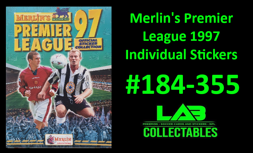 Merlin's Premier League 1997 Individual Stickers #184-355