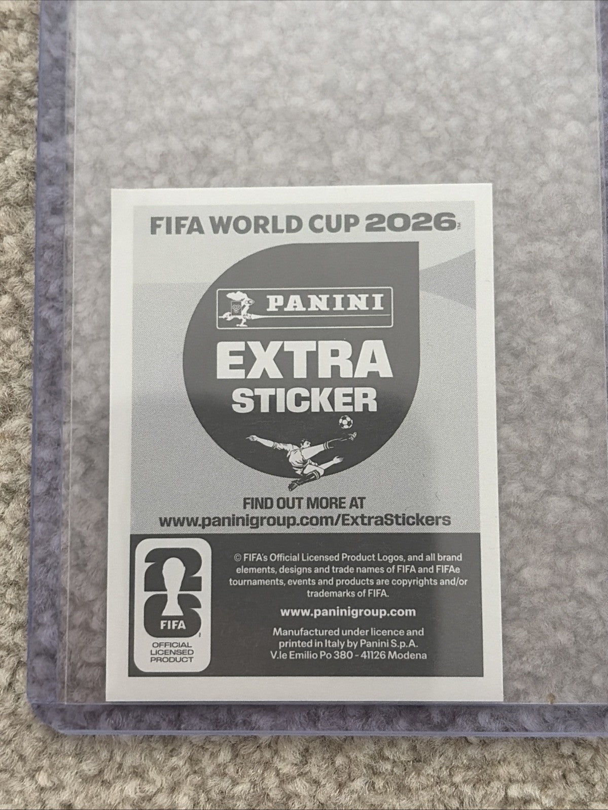 PANINI WORLD CUP 2026 STICKER COLLECTION - MOISES CAICEDO SILVER EXTRA STICKER