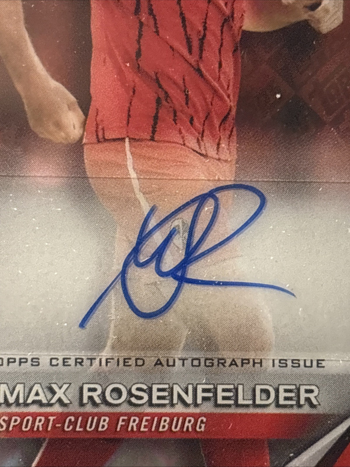 Max Rosenfelder Freiburg 25 Topps Chrome Bundesliga Topps Refractor Auto /52