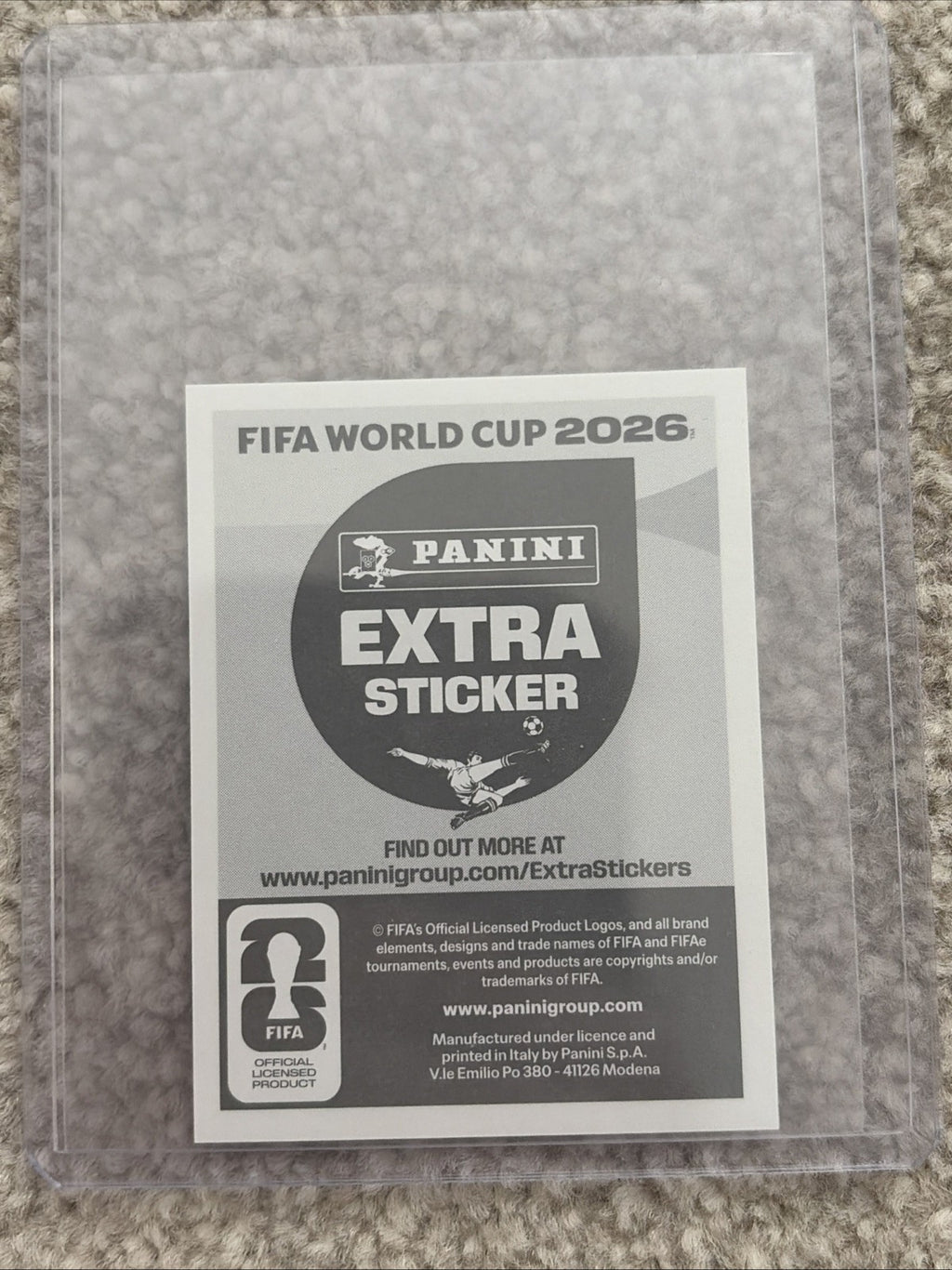 PANINI WORLD CUP 2026 STICKER COLLECTION - HEUNG-MIN SON BRONZE EXTRA STICKER