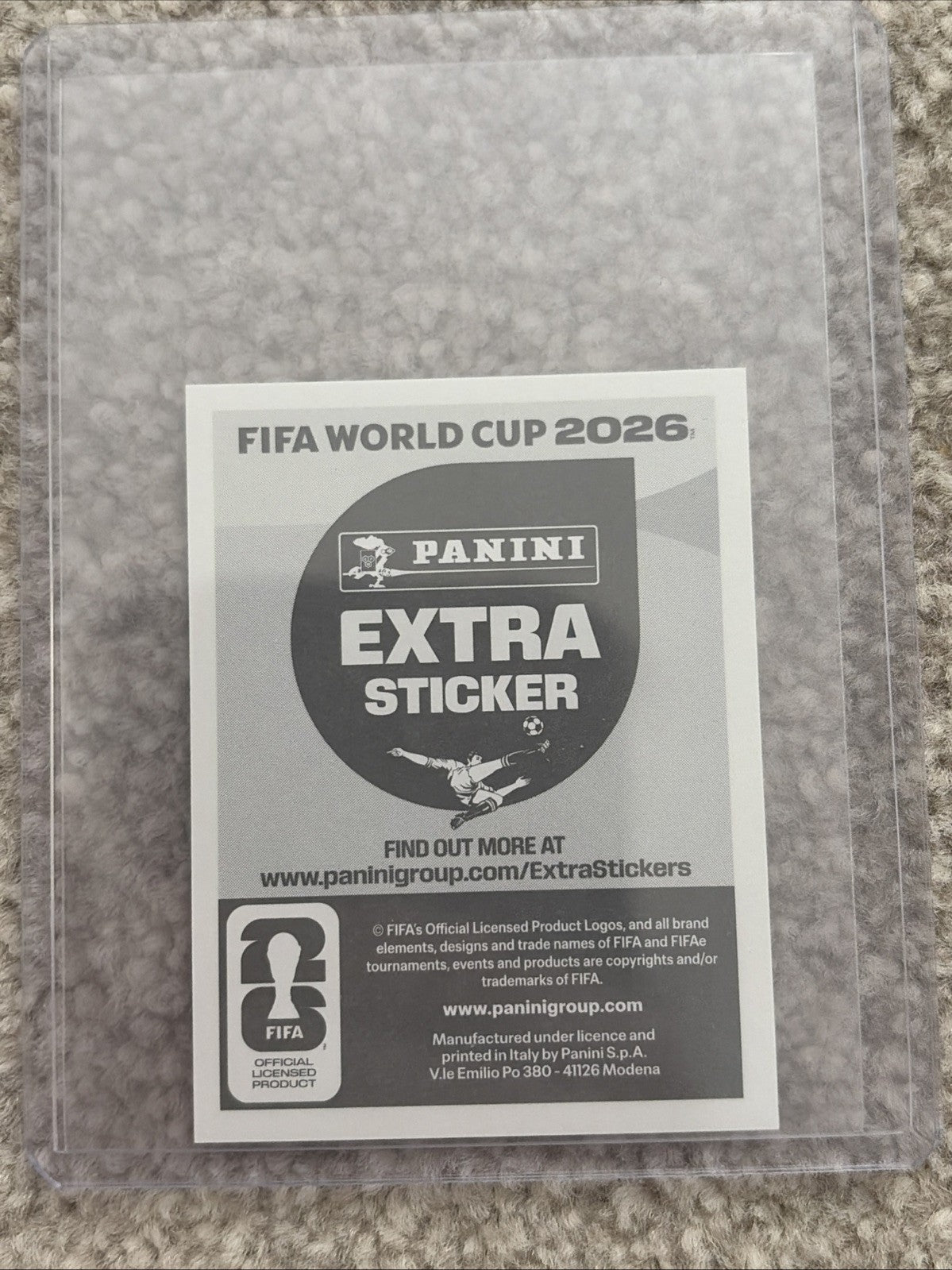 PANINI WORLD CUP 2026 STICKER COLLECTION - HEUNG-MIN SON BRONZE EXTRA STICKER