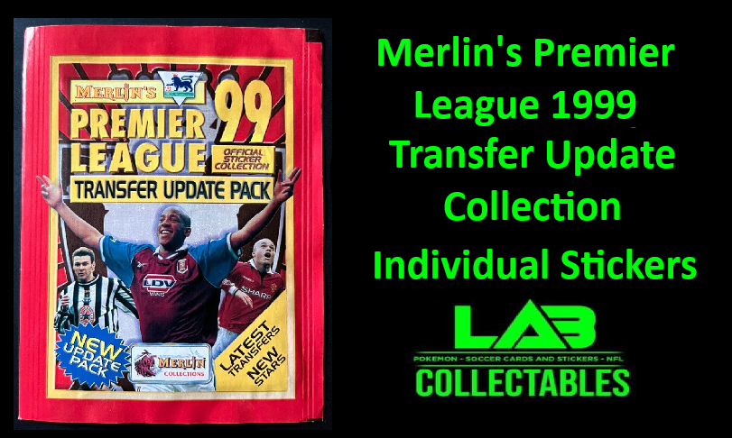 Merlin's Premier League 1999 Transfer Update Collection Individual Stickers