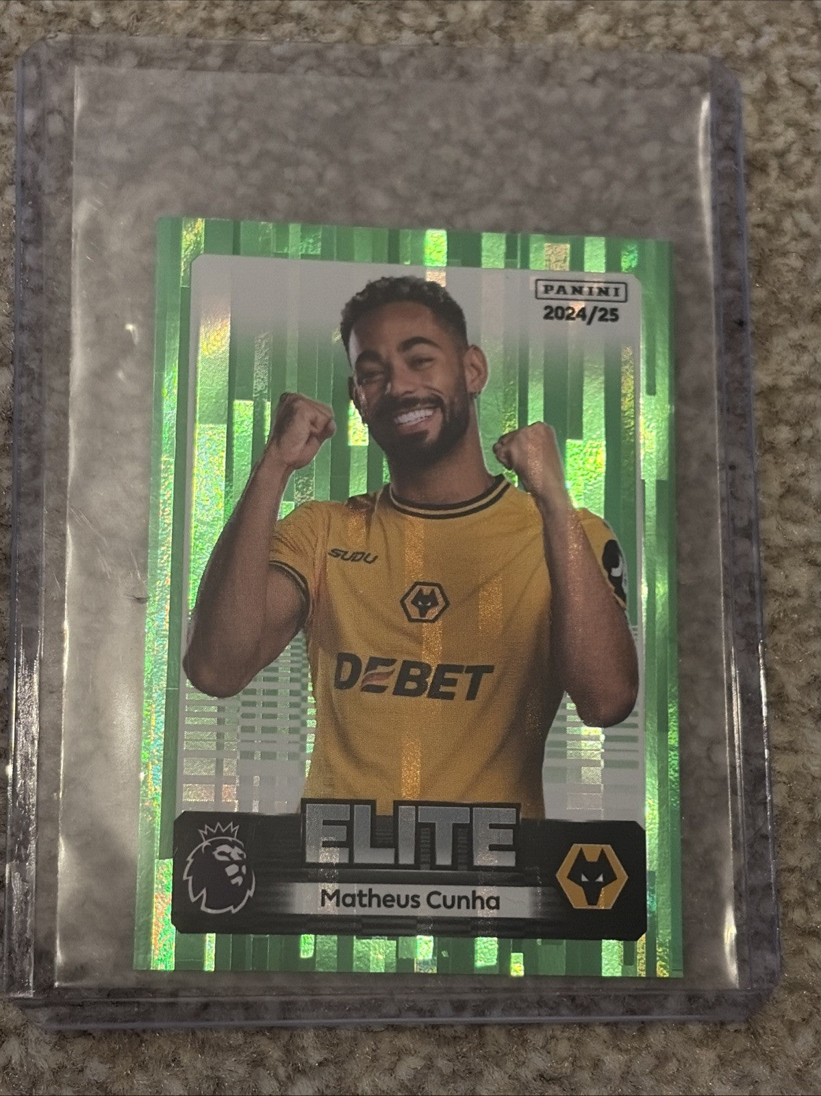 2025 Panini Adrenalyn Xl Premier League Plus - Matheus Cunha #369 Green