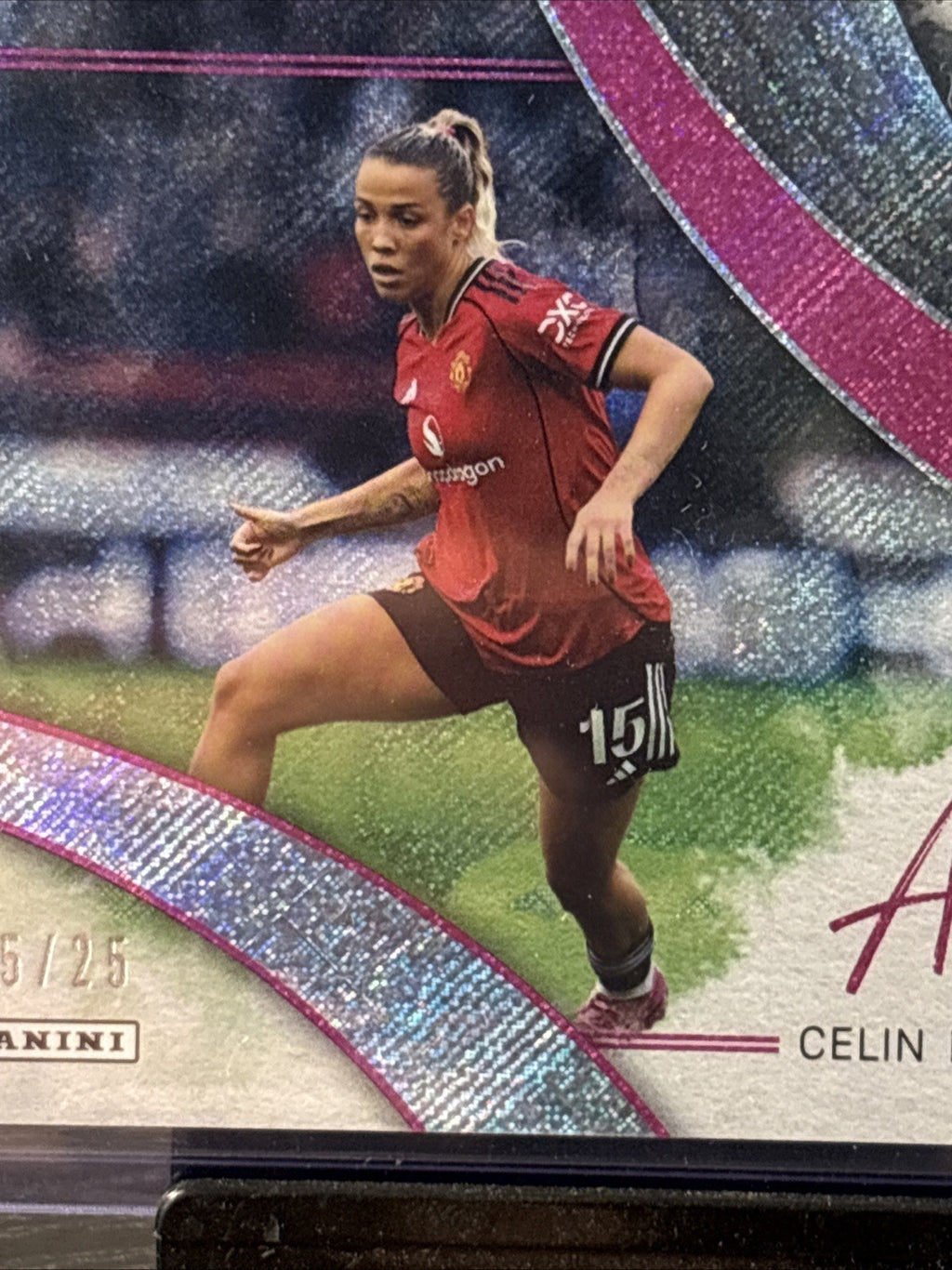 Panini Eternity WSL 25/26 Celin Bizet Donnum Artistic Magenta  /25 Man Utd Card