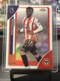 Topps Premier League Chrome Antoni Milambo /30 Brentford White Refractor
