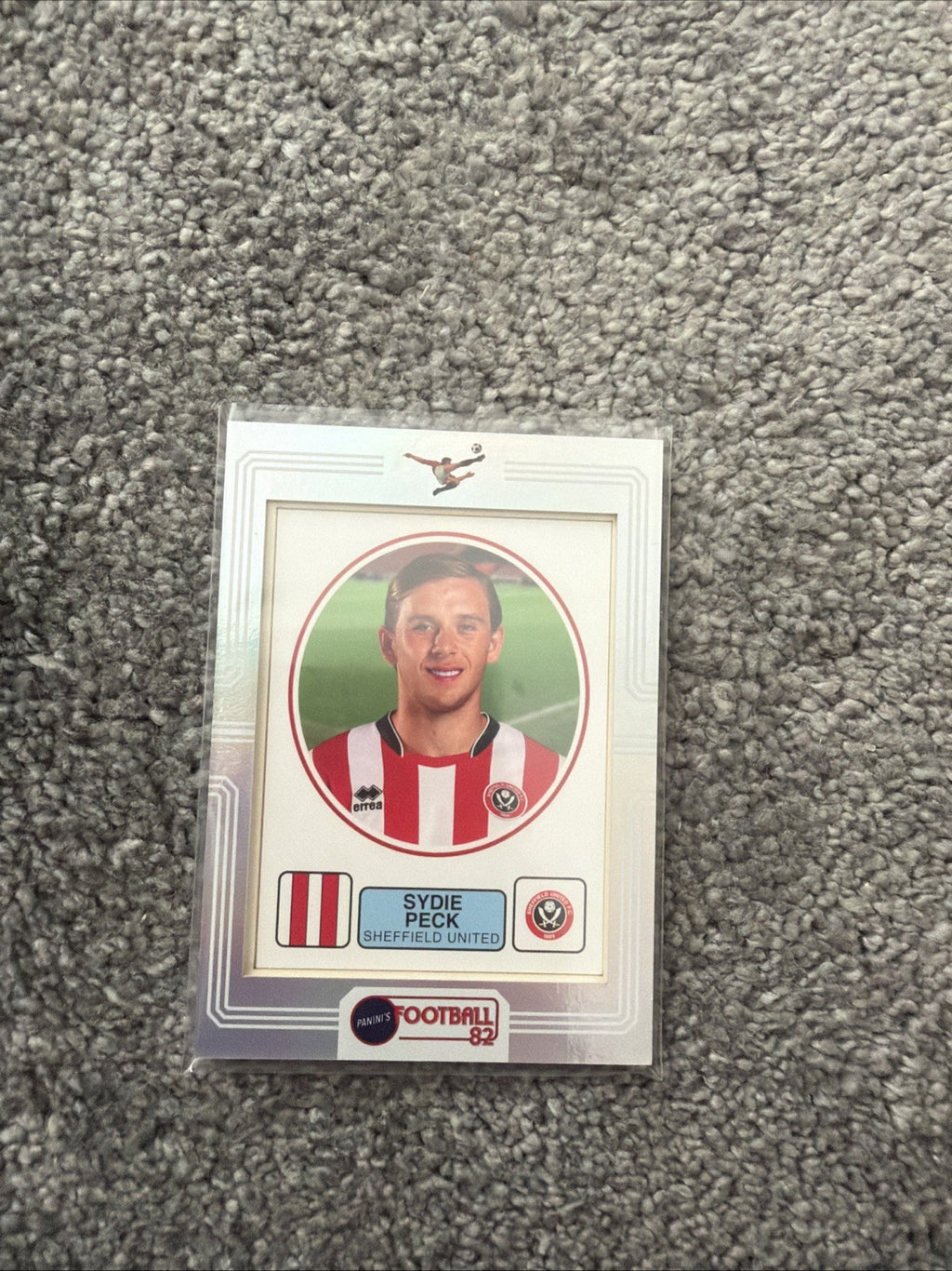 2025-26 Sydie Peck Panini EFL Football Sticker Rewind - Sheffield United