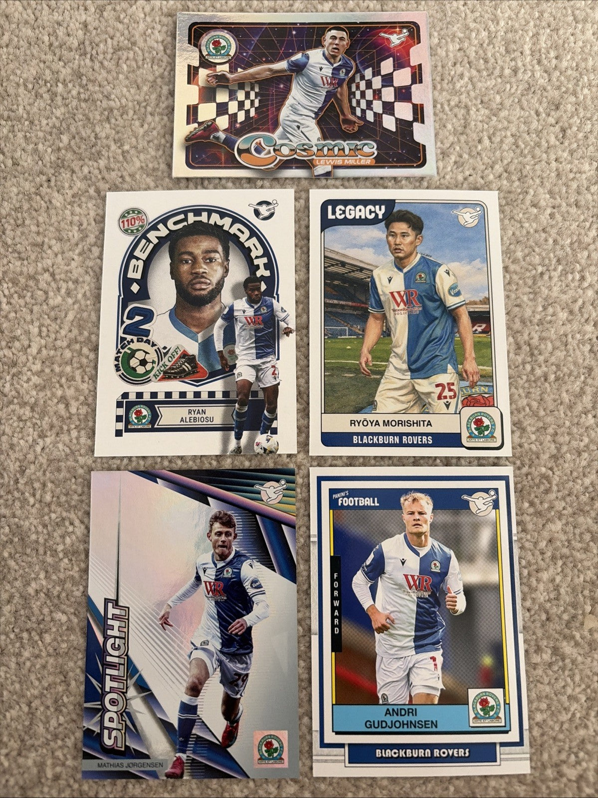 Blackburn Rovers Panini efl trading cards 2025/2026 Bundle