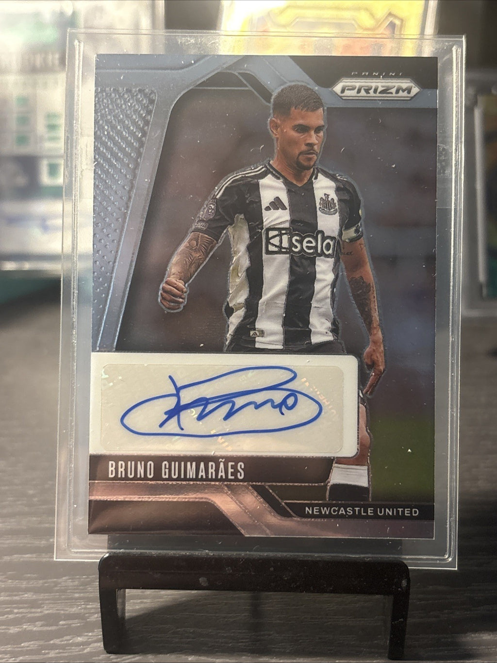 Panini Prizm Premier League 2024/25 Bruno Guimaraes Auto