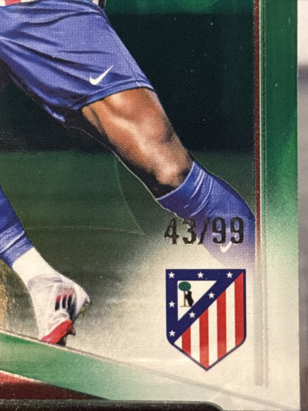 2025-26 Topps Flagship UCC Omar Janneh /99 Rookie Green Atletico Madrid 137