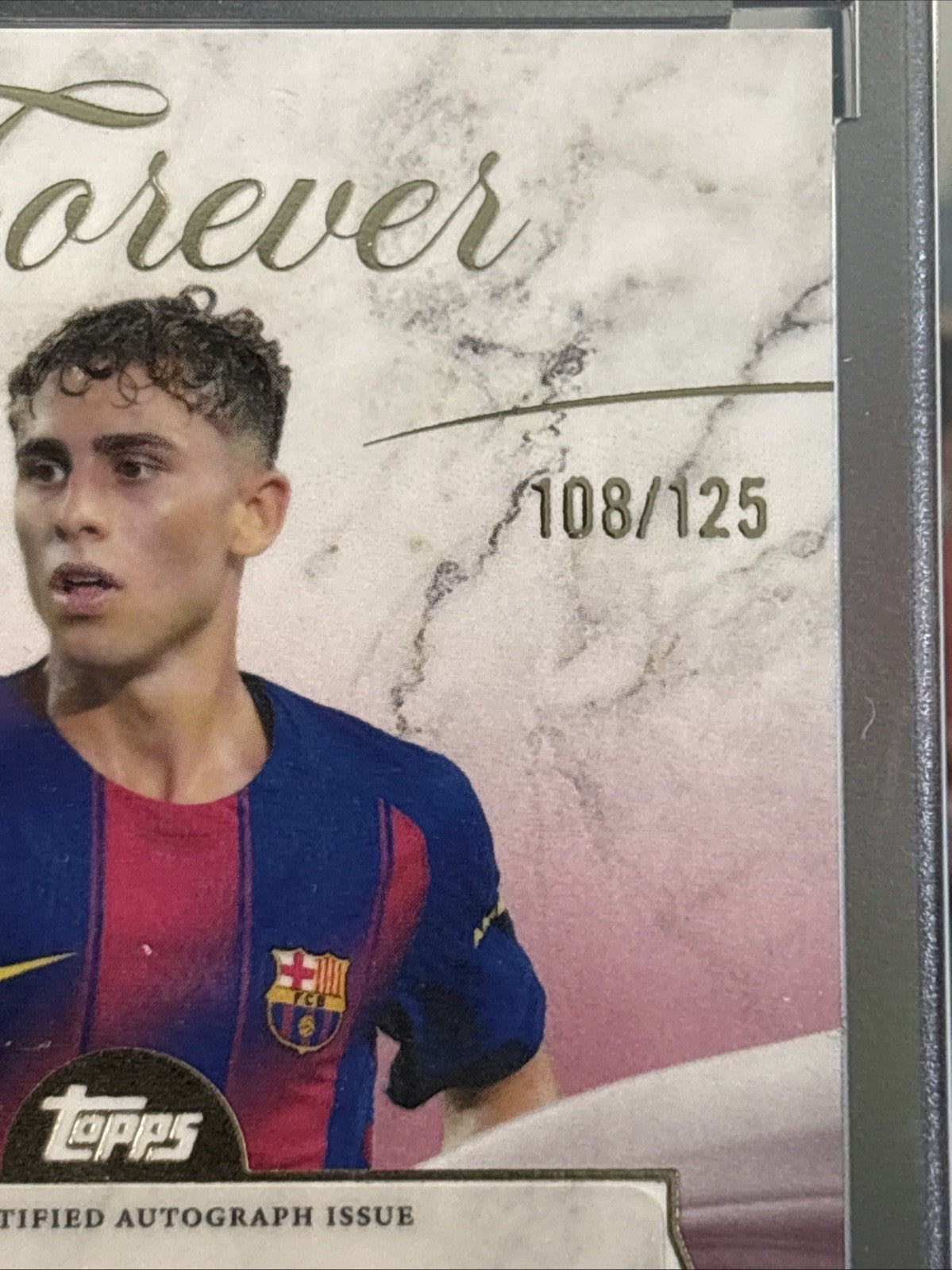 Topps Barcelona Forever Fermin Lopez Auto /125