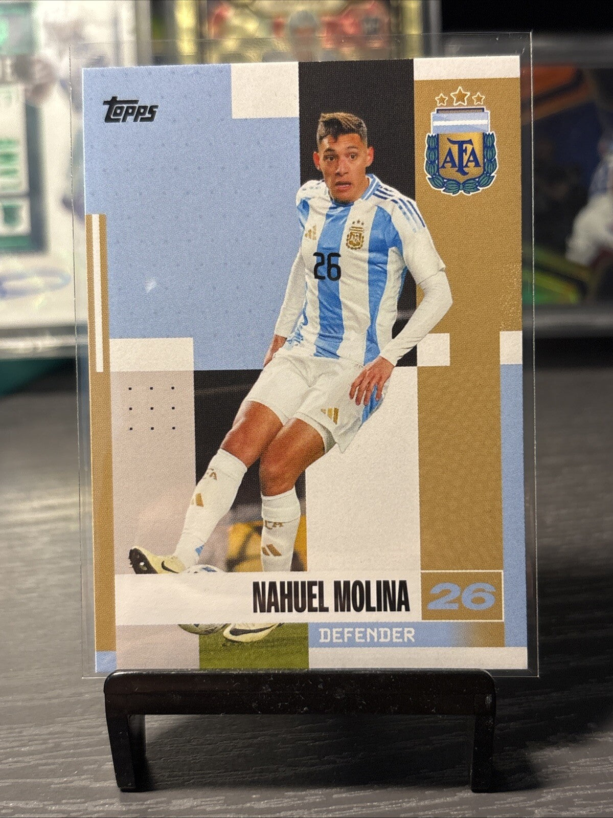Nahuel Molina Argentina Base 2024-25 Topps Team Set #3