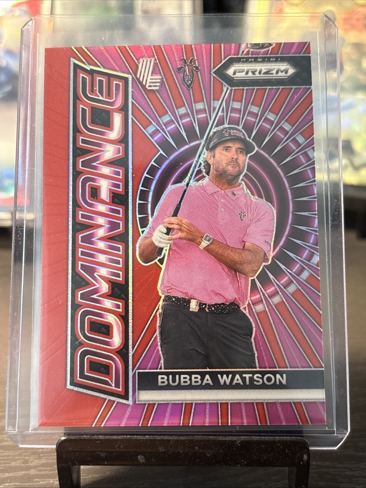 2024 Panini Prizm LIV Bubba Watson Dominance Red #44/149