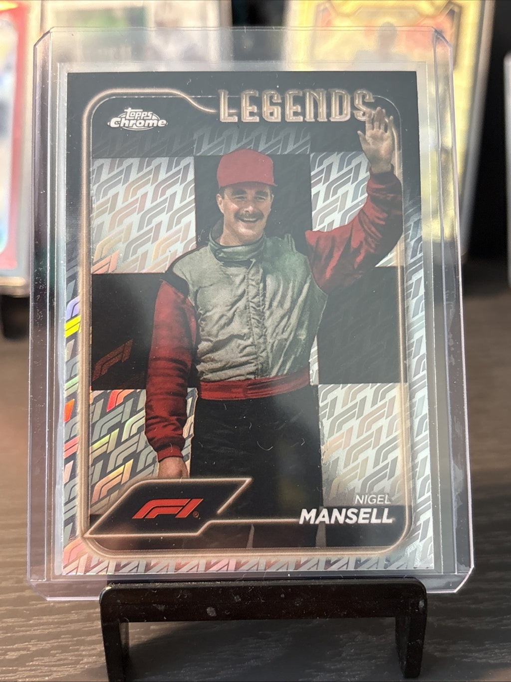 Topps Nigel Mansell Base Legends Card Chrome Formula 1 Logofractor #194