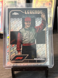 Topps Nigel Mansell Base Legends Card Chrome Formula 1 Logofractor #194