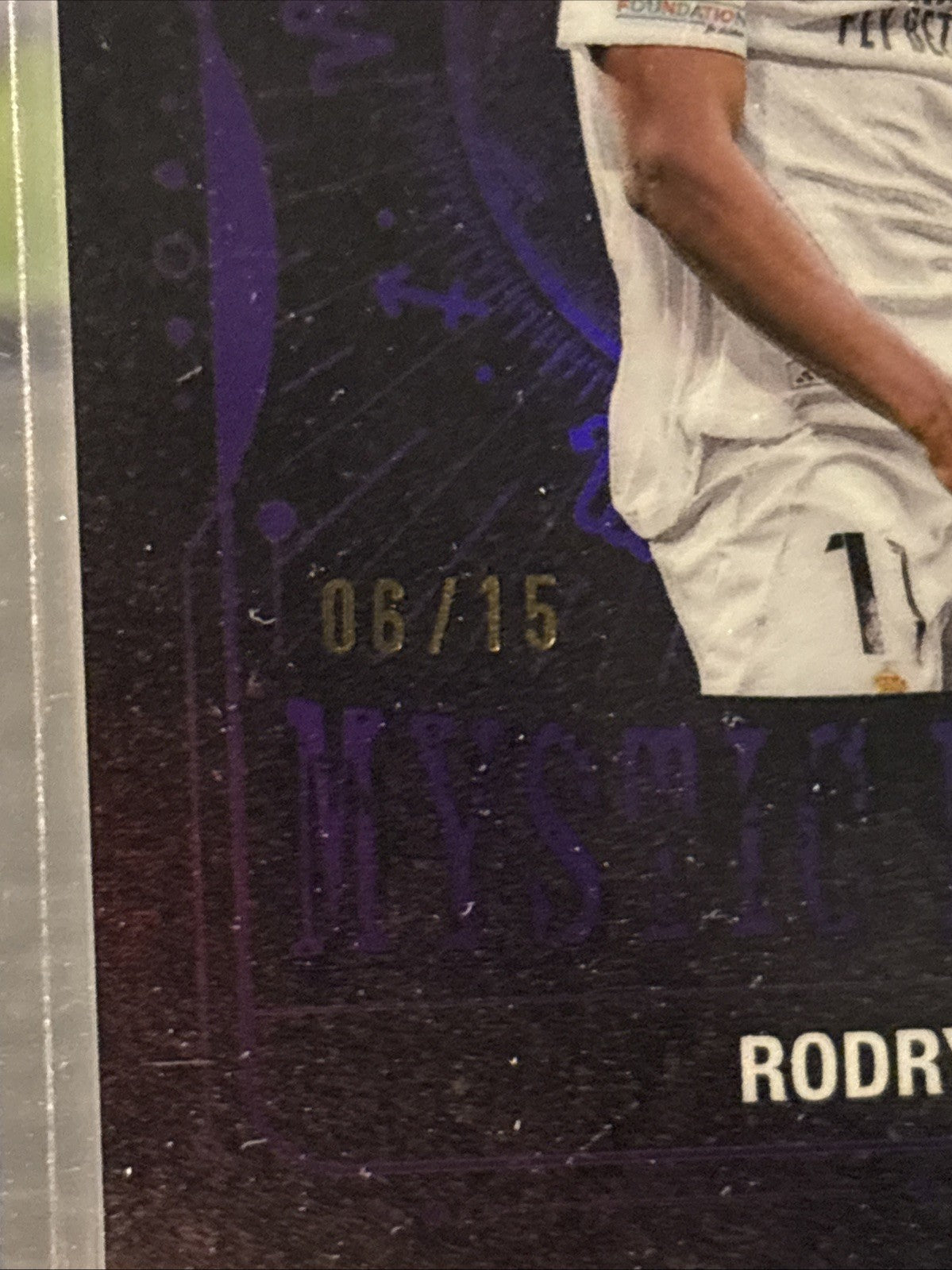 2024/25 TOPPS Merlin UCC Rodrygo Mystic nights /15 Real Madrid Purple