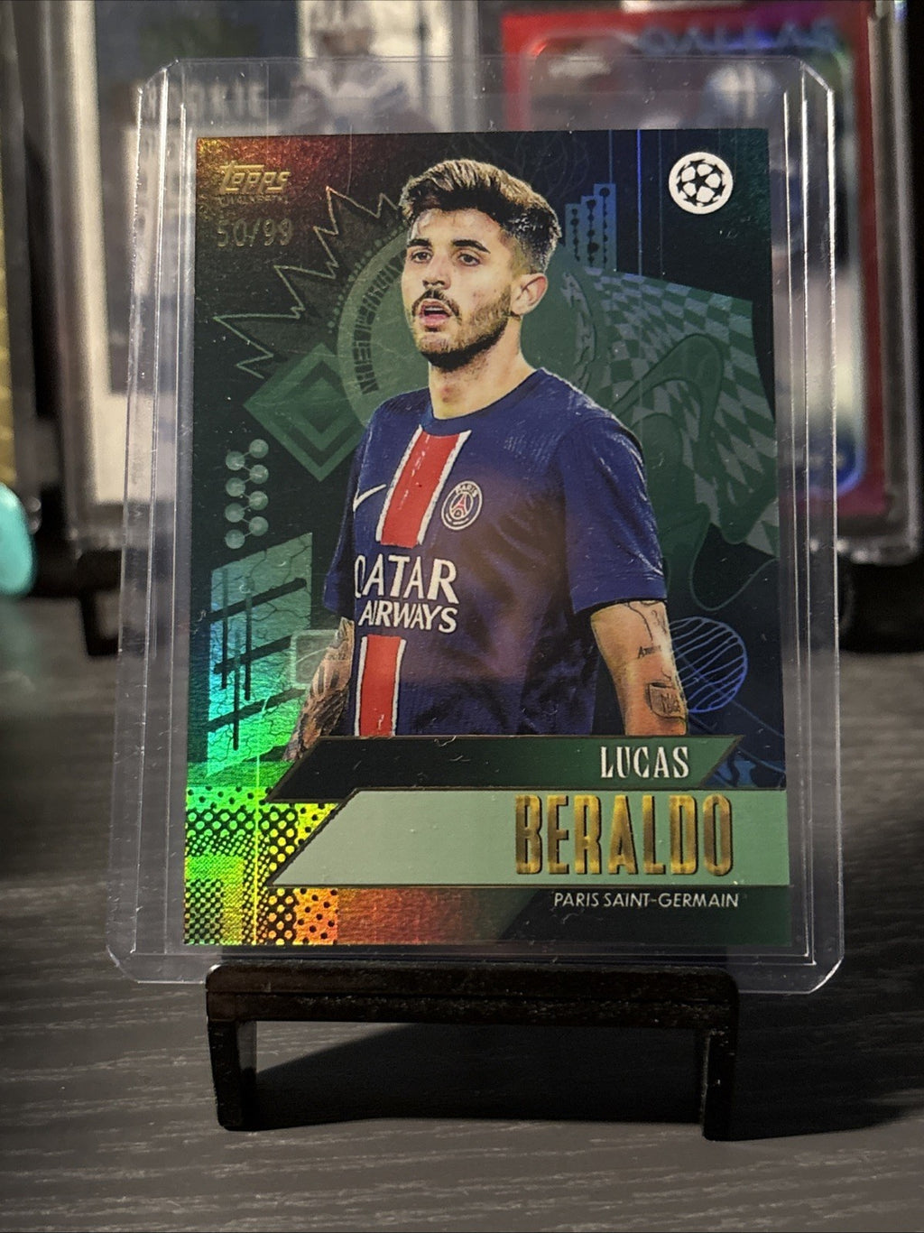 Lucas Beraldo /99 Topps UCC 2024/25 Current Stars PSG