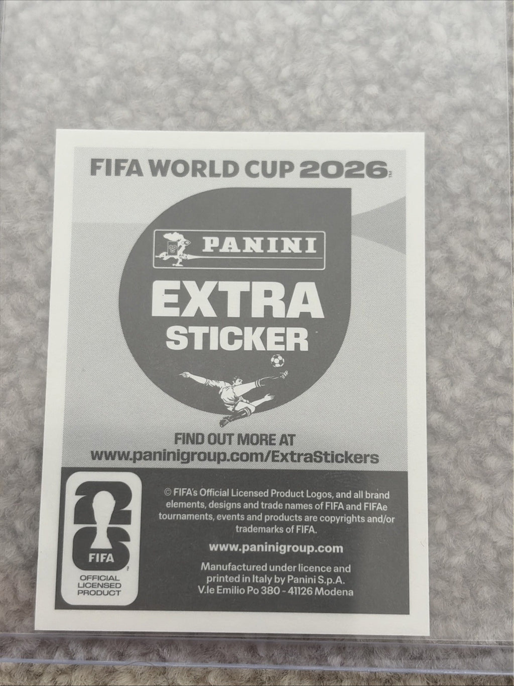 PANINI WORLD CUP 2026 STICKER COLLECTION MOISES CAICEDO BRONZE EXTRA STICKER