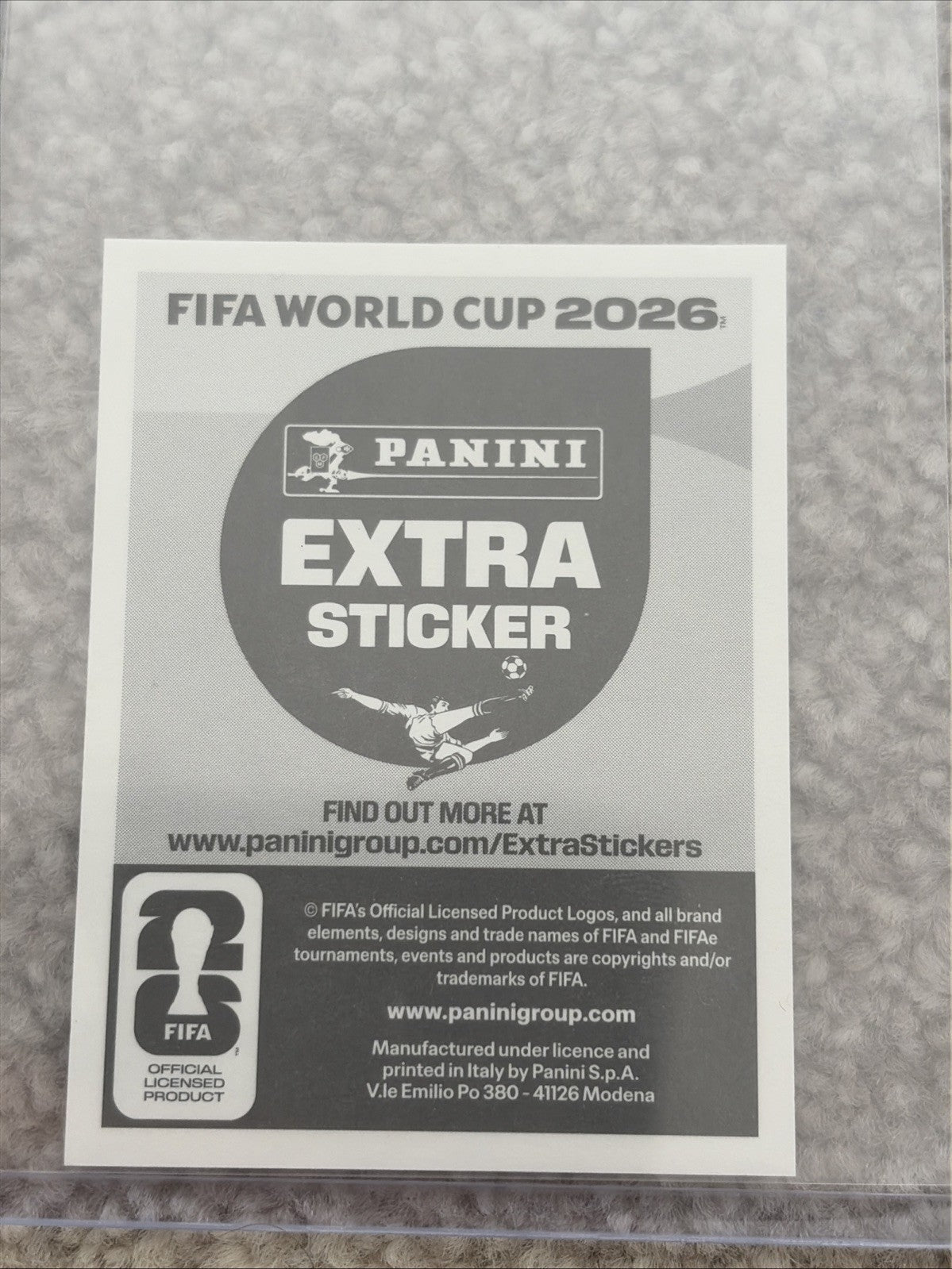 PANINI WORLD CUP 2026 STICKER COLLECTION MOISES CAICEDO BRONZE EXTRA STICKER