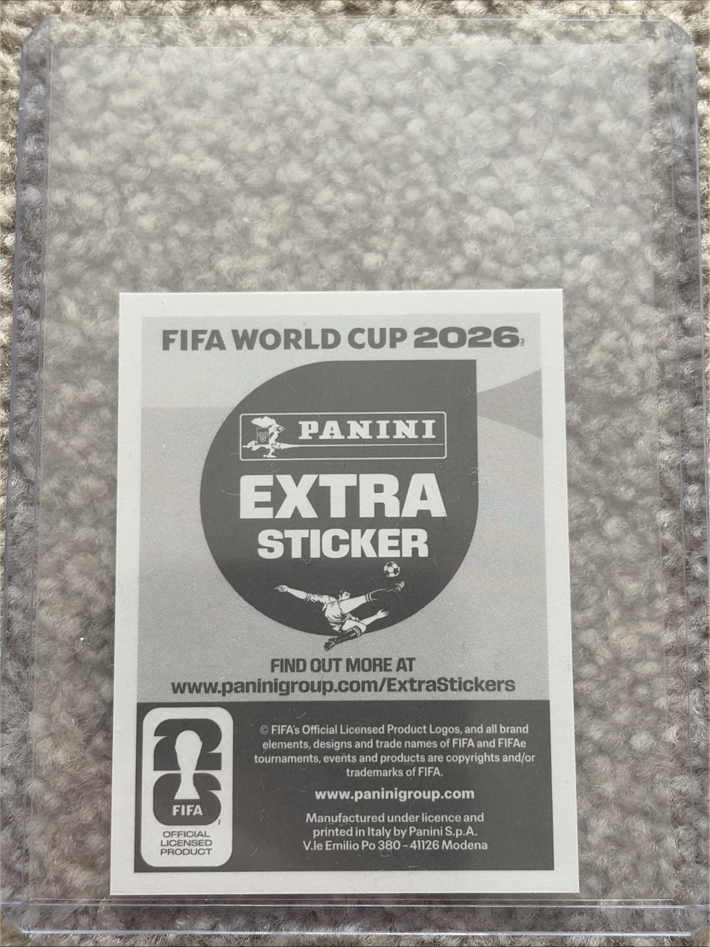 Panini World Cup 2026 Collection - Kylian Mbappe Silver Extra Sticker