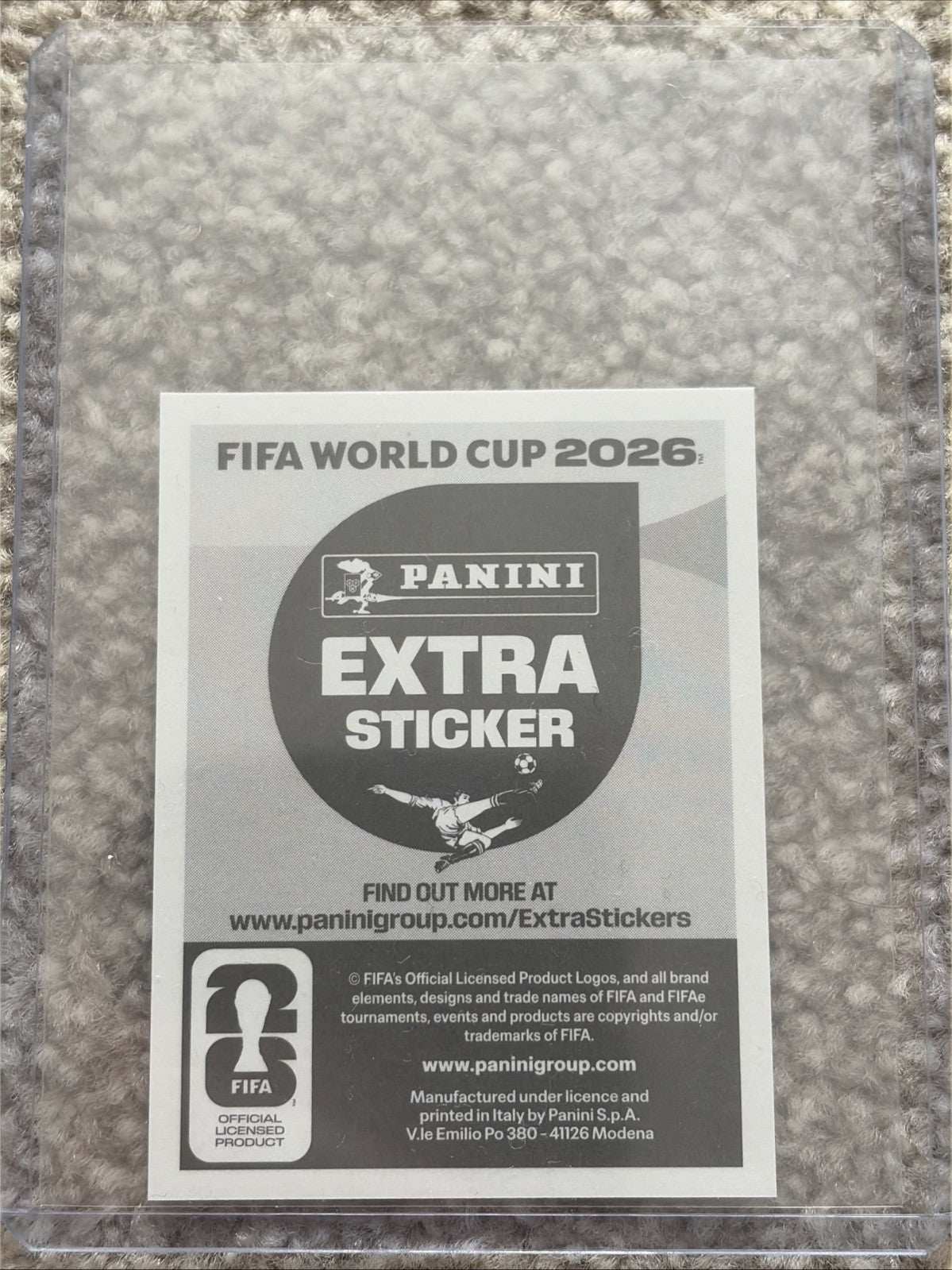 Panini World Cup 2026 Collection - Kylian Mbappe Silver Extra Sticker