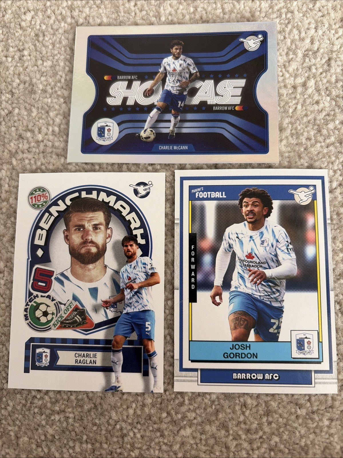 Panini Football Barrow AFC Base Card Bundle
