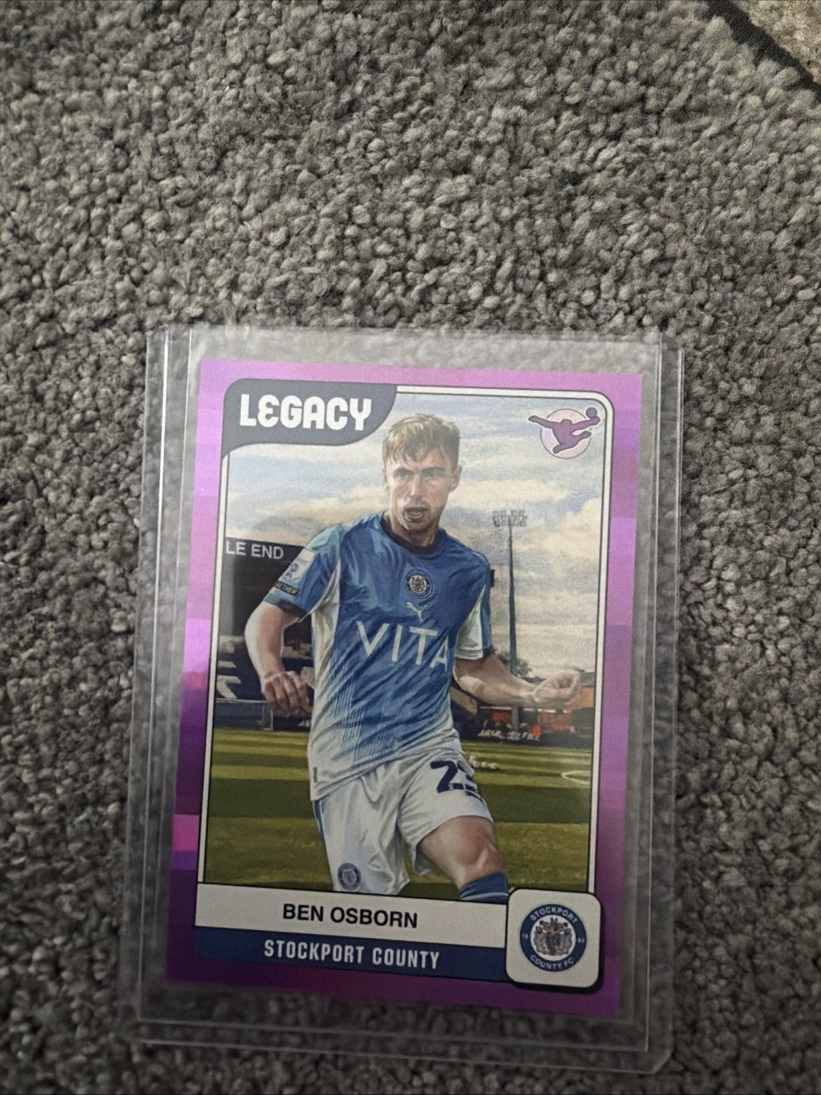 Panini Football EFL 2025-26 Stockport County Ben Osborn Legacy 46/49