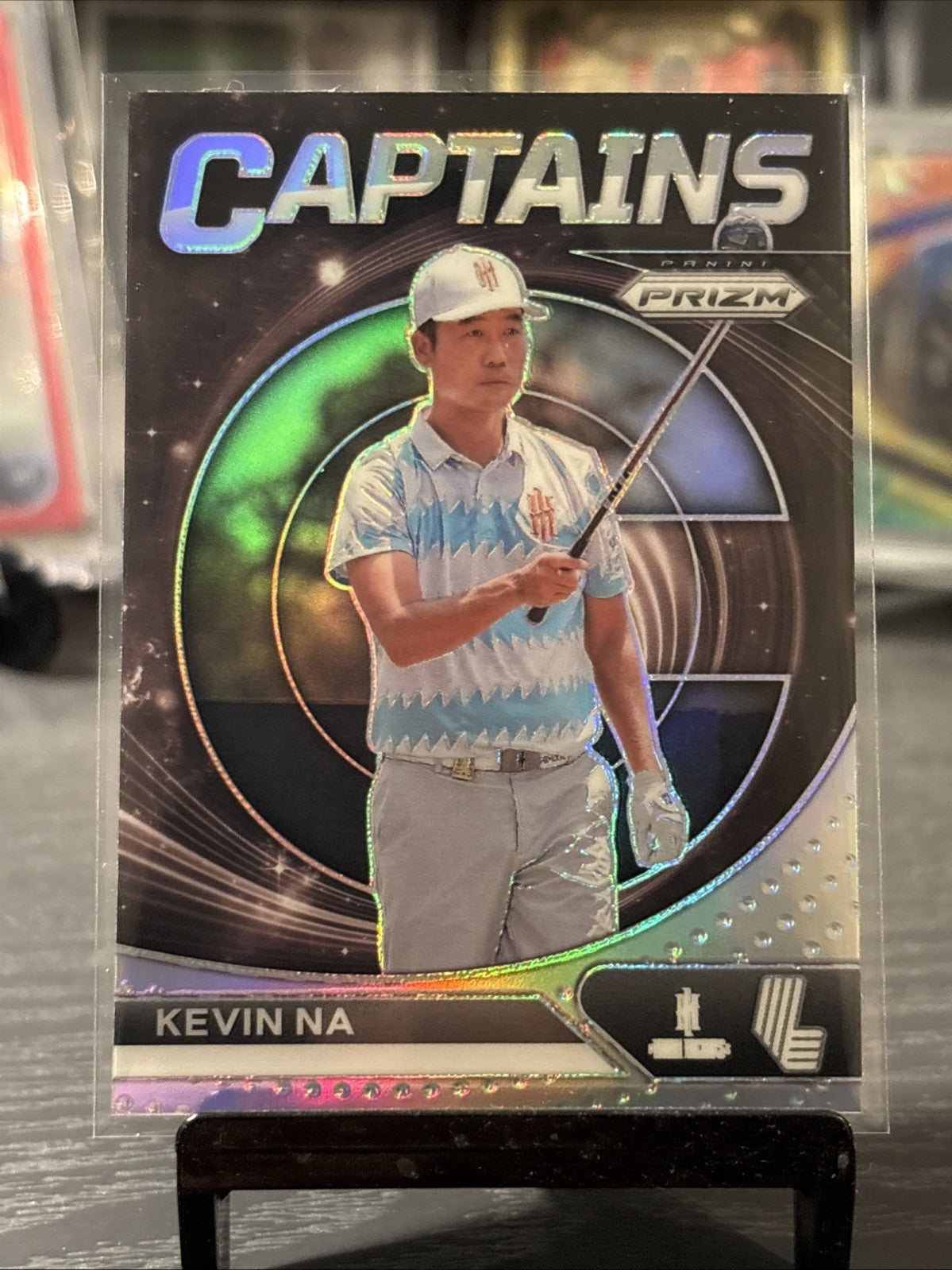 2024 Panini Prizm Liv Golf Kevin Na Captains Silver Prizm #74