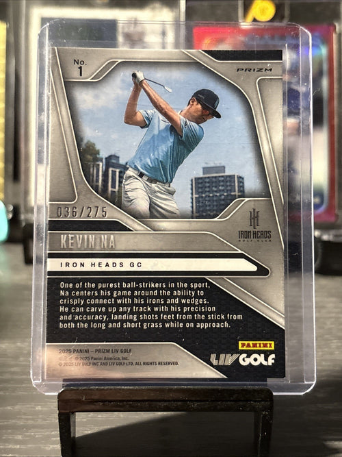 2025 Panini Prizm LIV Golf Teal Prizm/275 Kevin Na