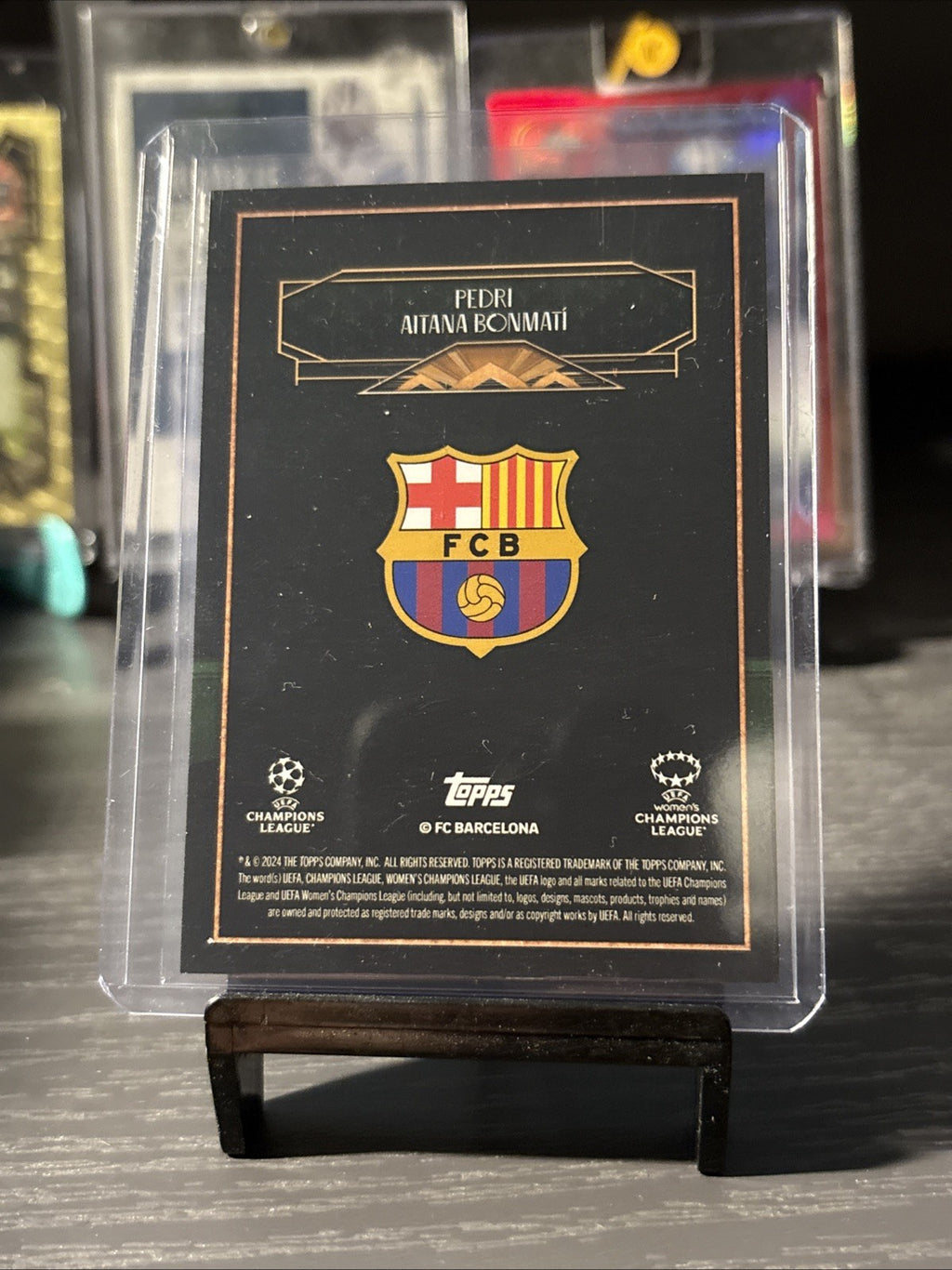 Topps Pedri Aitana Bonmati Deco UCC 2024/25 Barcelona /99