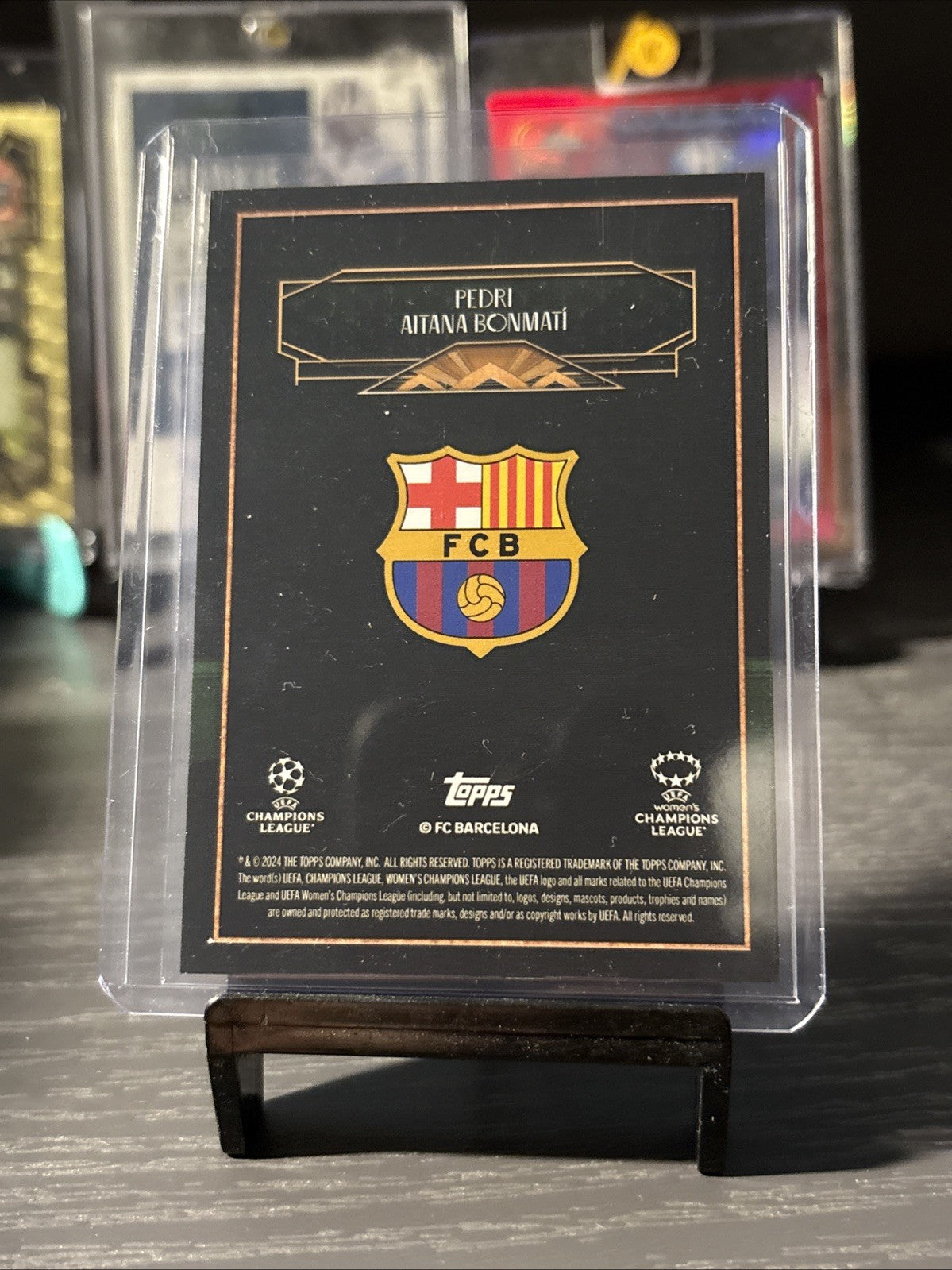 Topps Pedri Aitana Bonmati Deco UCC 2024/25 Barcelona /99