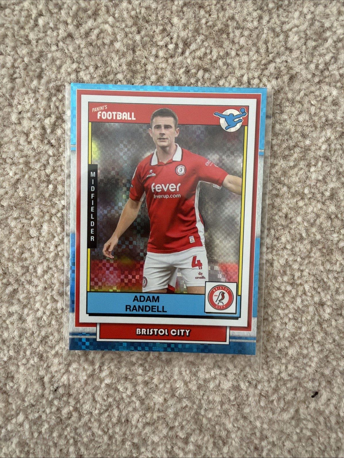 Panini's Football 2026 Adam Randell BAS-4 Bristol City Serial Numbered 4/20
