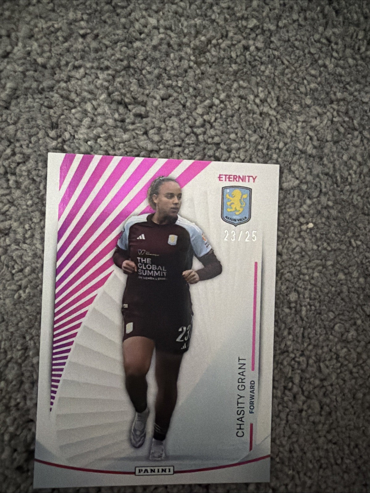 Panini Eternity WSL 25/26 Chasity Grant Base Parallel Green 23/25 Aston Villa