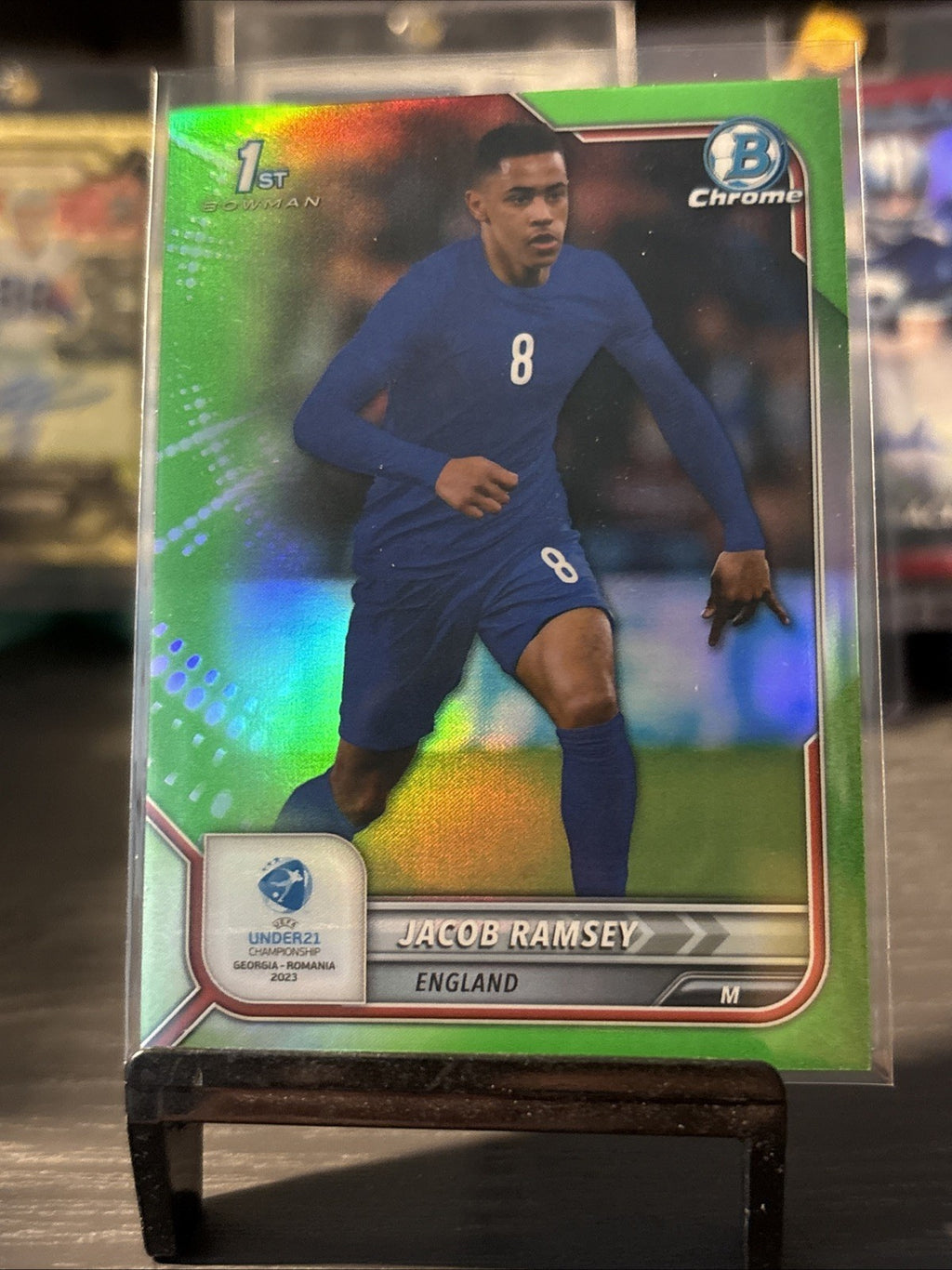 Topps Bowman U21 Euros Jacob Ramsey England 1st Bowman Green Parallel /199