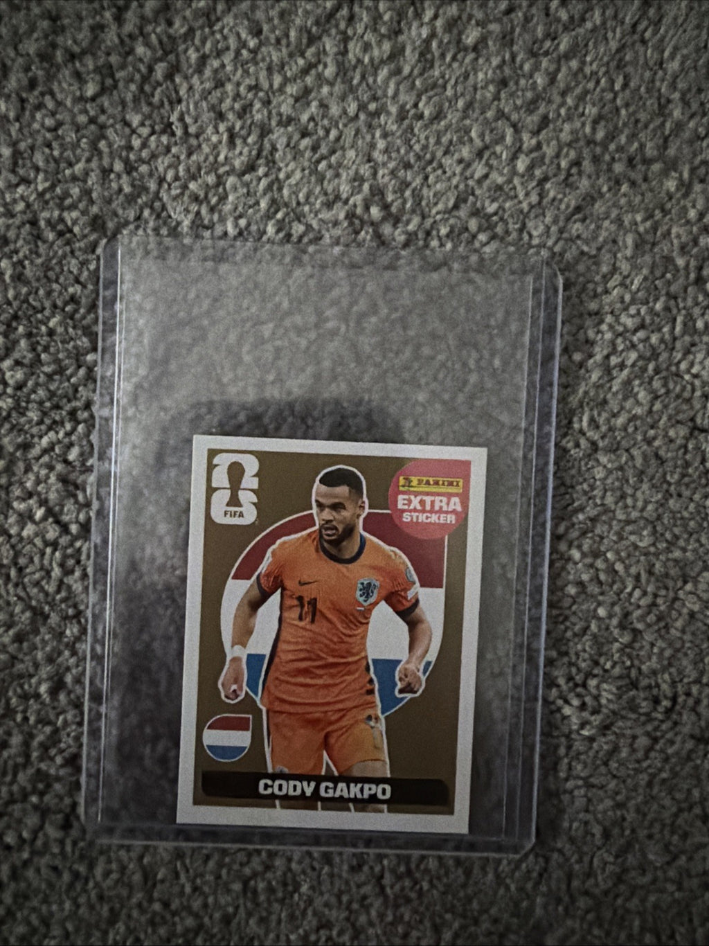 Cody Gakpo - Extra Sticker - GOLD - Panini FIFA World Cup 26