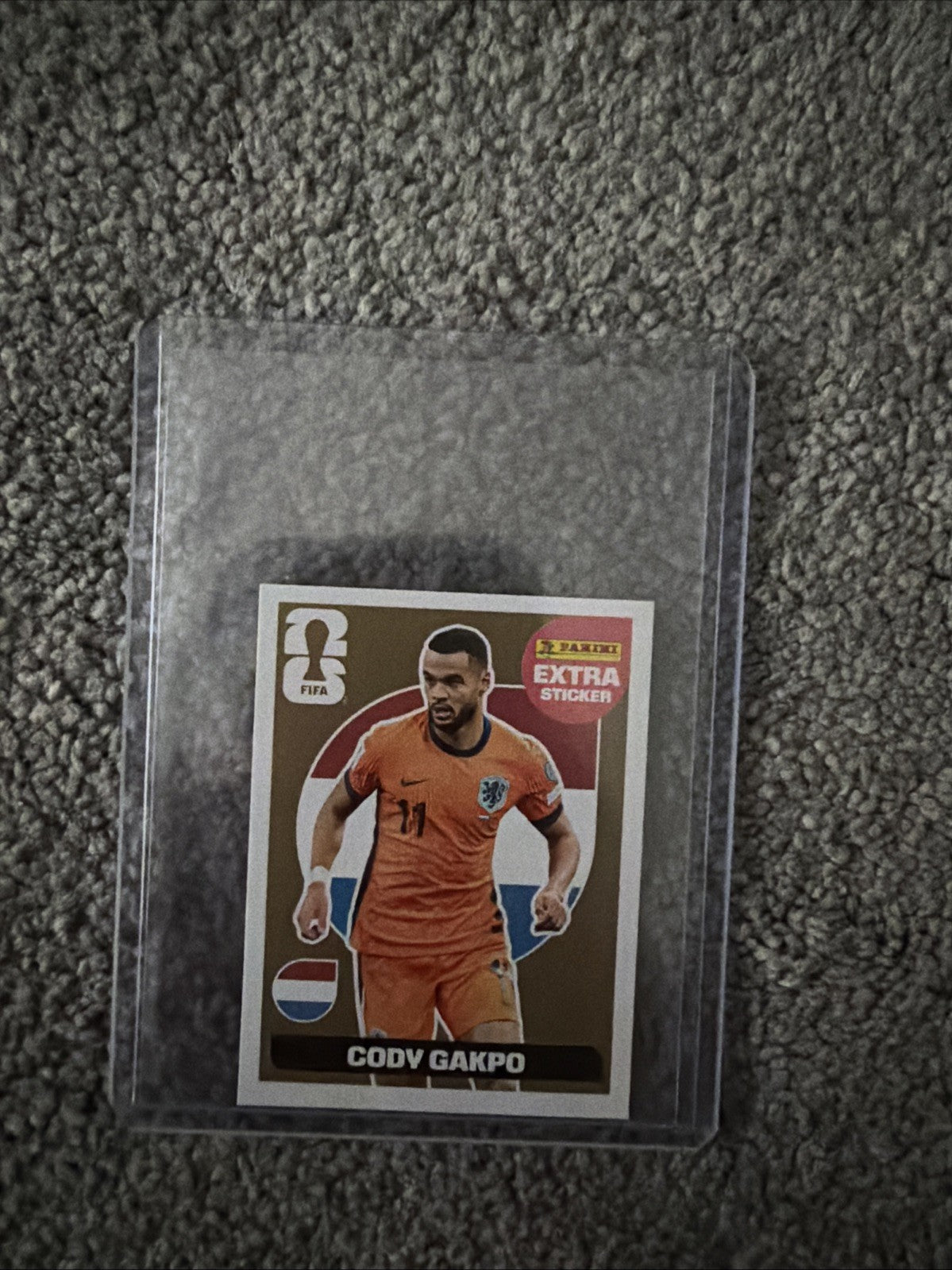 Cody Gakpo - Extra Sticker - GOLD - Panini FIFA World Cup 26