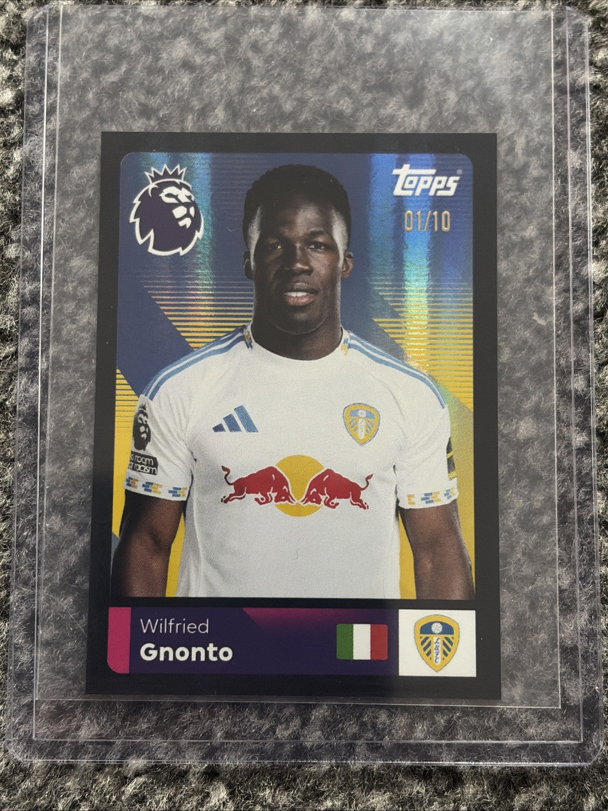 Topps Premier League 2025/26 Wilfried Gnonto 01/10 Sticker