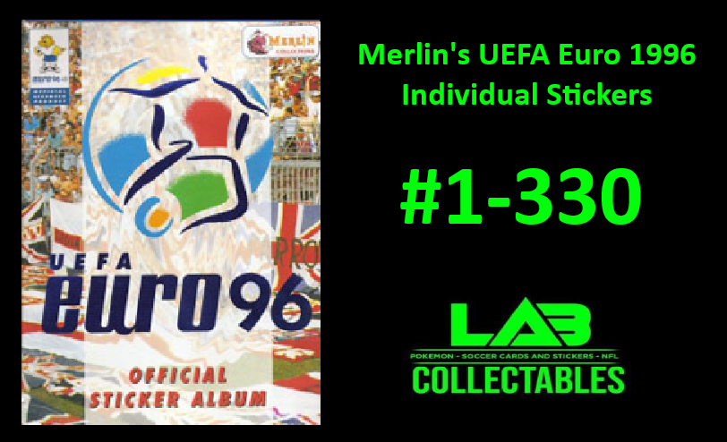 Merlin Euro 1996 Individual Stickers 1-330