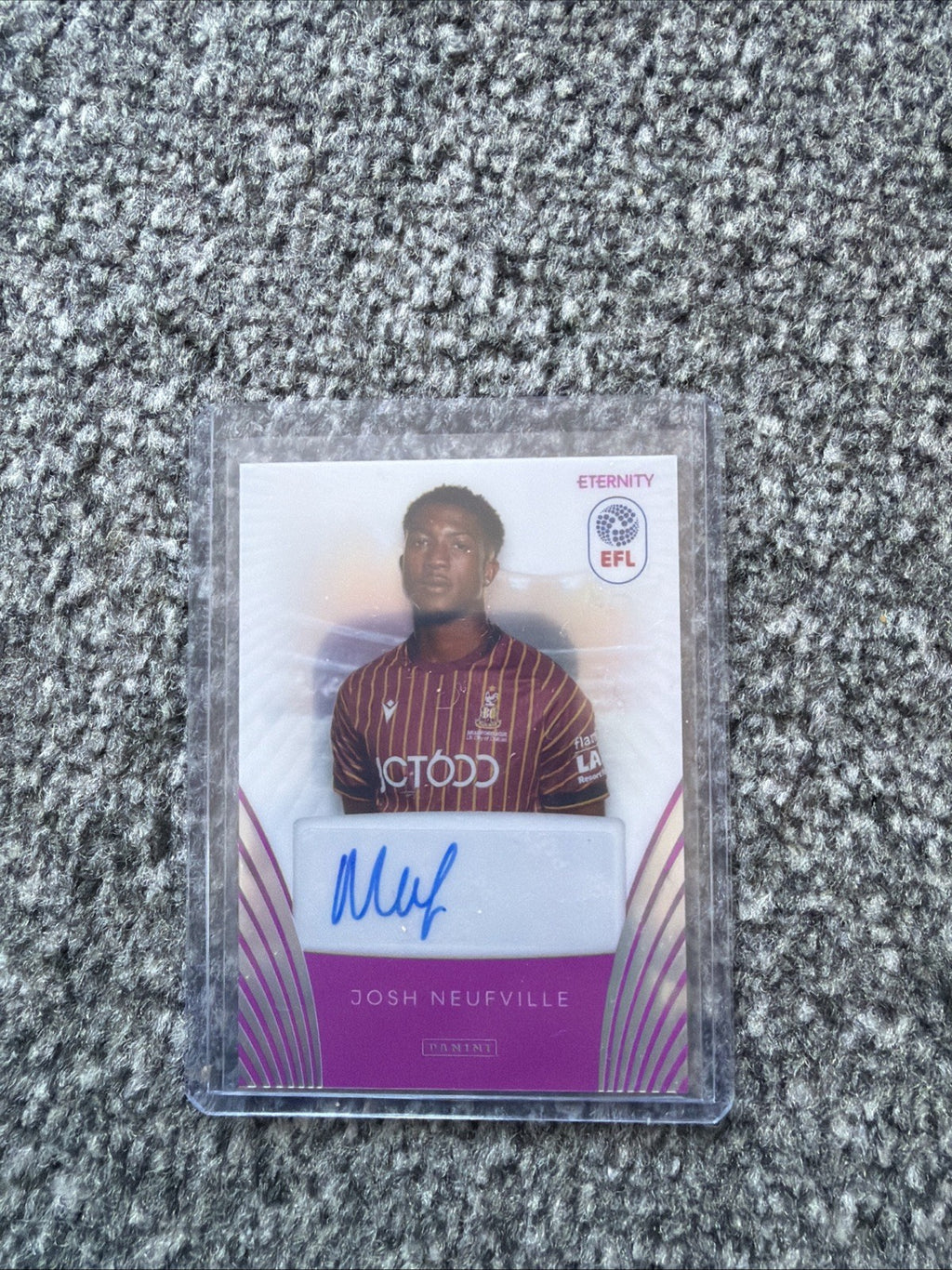 Josh neufville Signed Auto /20 New Efl Eternity 4/20