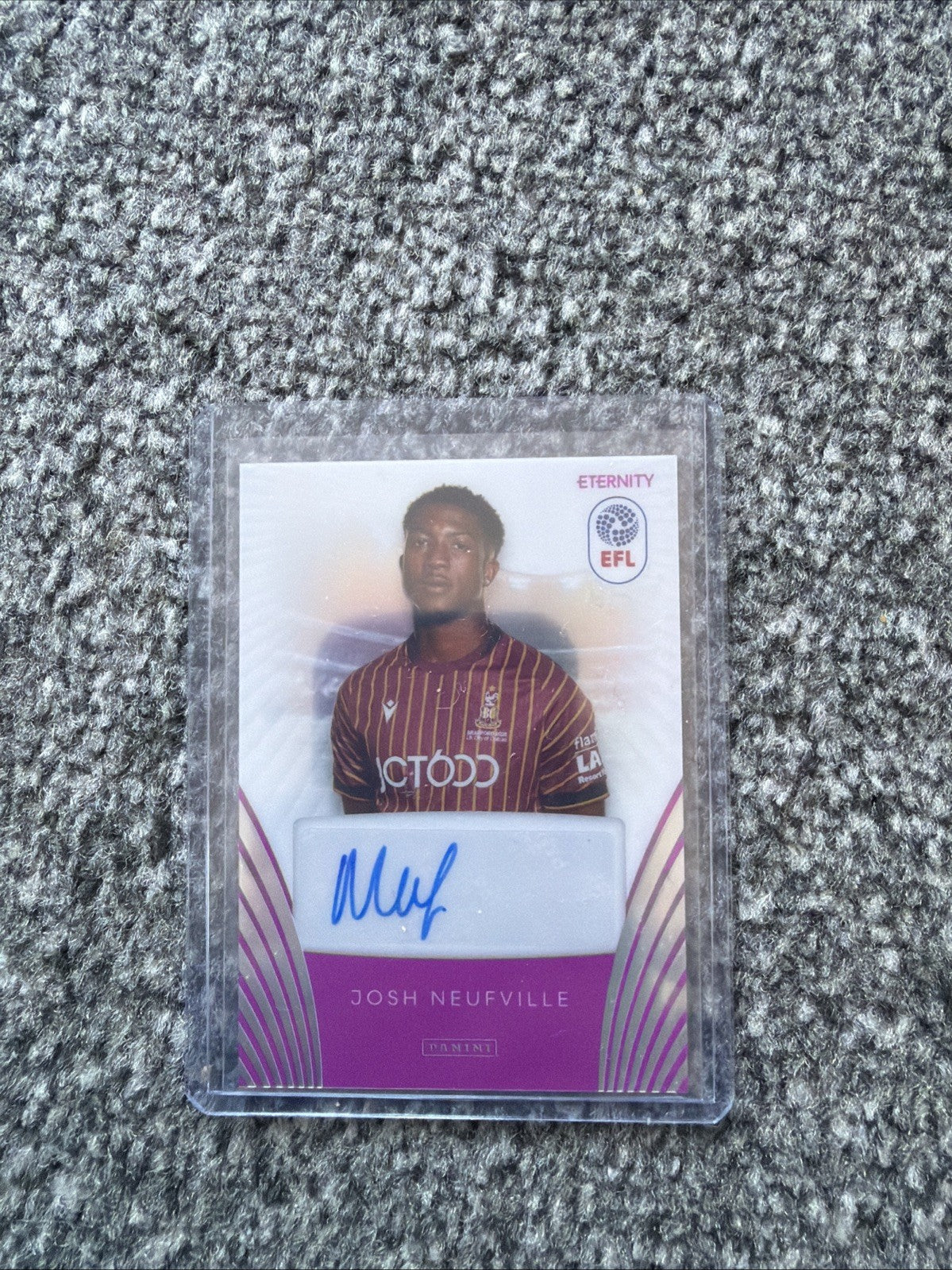 Josh neufville Signed Auto /20 New Efl Eternity 4/20
