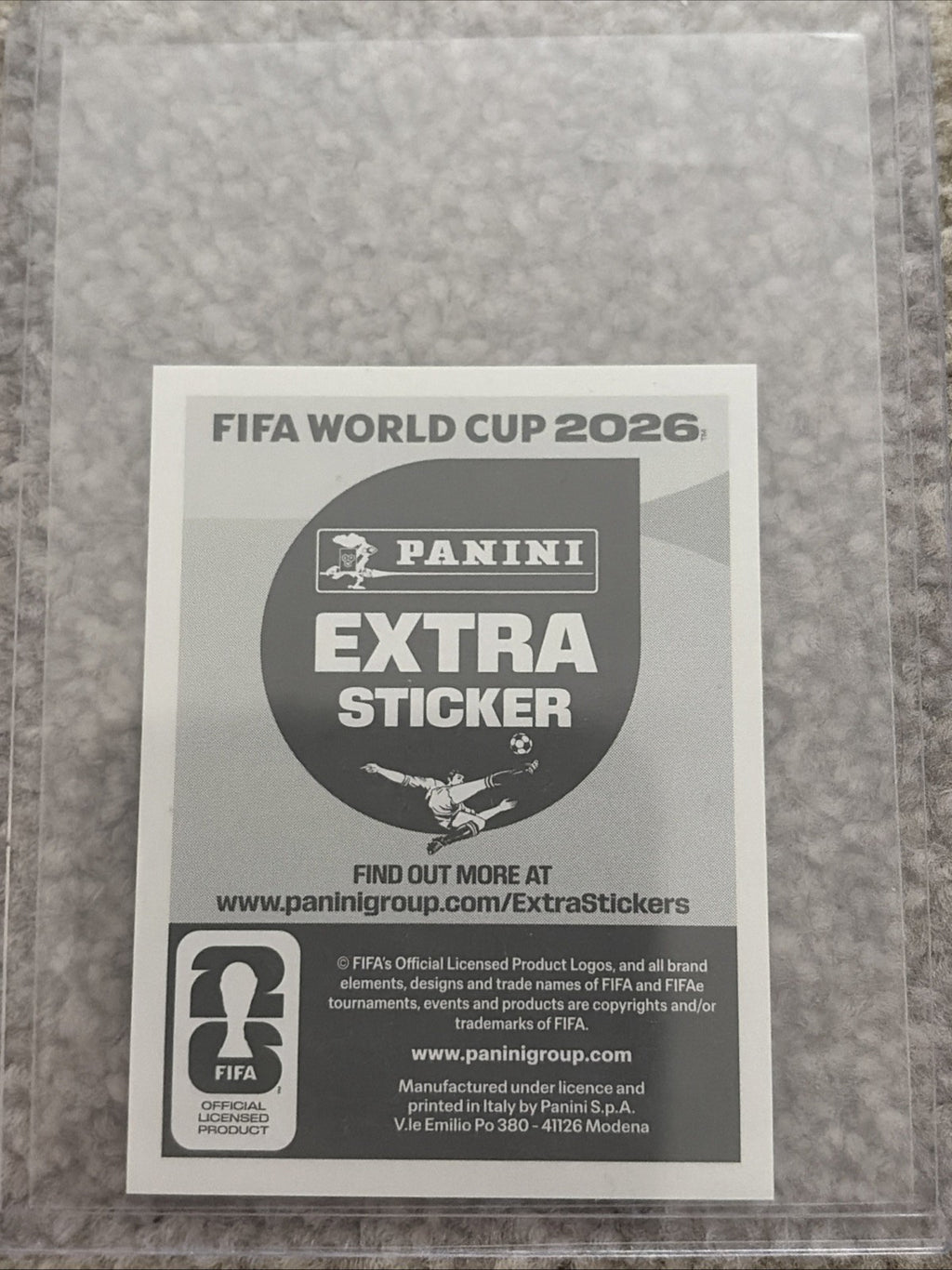 Panini FIFA World Cup 2026 Collection Lionel Messi PURPLE Extra Sticker ⚽️