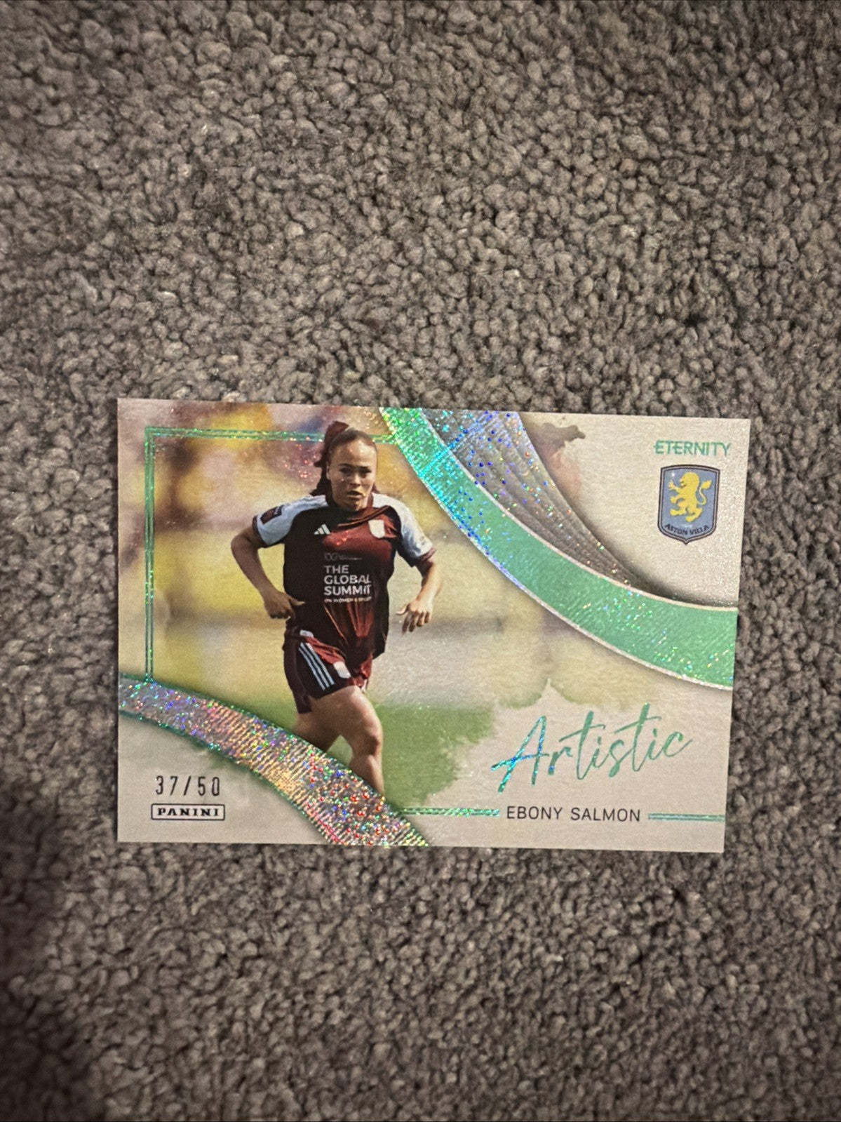 Ebony Salmon Aston Villa Eternity Numbered /50 Panini Eternity WSL Artistic